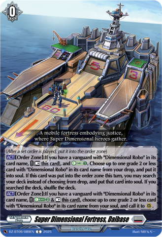 Super Dimensional Fortress, Daibase - DZ-BT09/089EN