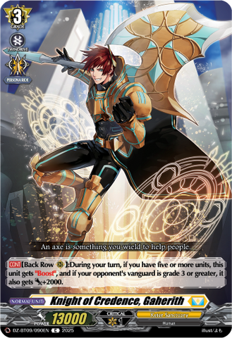 Knight of Credence, Gaherith - DZ-BT09/090EN