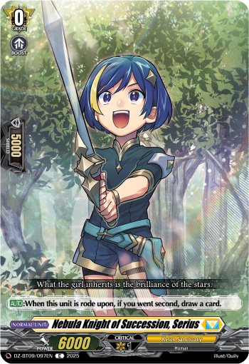 Nebula Knight of Succession, Serius - DZ-BT09/097EN