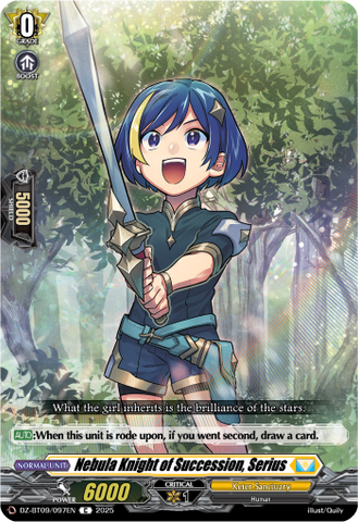 Nebula Knight of Succession, Serius - DZ-BT09/097EN