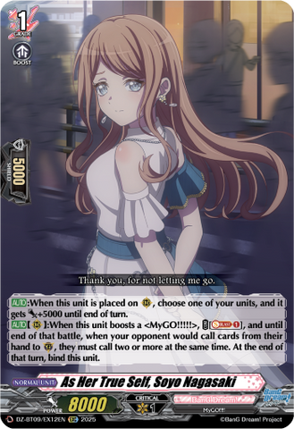 As Her True Self, Soyo Nagasaki - DZ-BT09/EX12EN