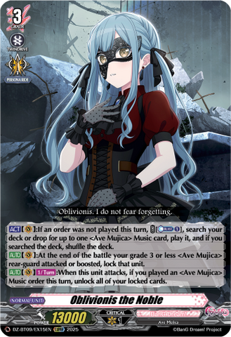 Oblivionis the Noble - DZ-BT09/EX15EN
