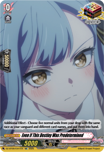 Even If This Destiny Was Predetermined - DZ-BT09/EX41EN