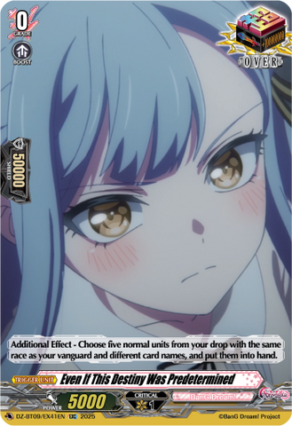 Even If This Destiny Was Predetermined - DZ-BT09/EX41EN