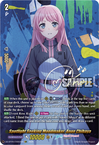 Spotlight Seeking Moodmaker, Anon Chihaya (EXS) - DZ-BT09/EXS02EN