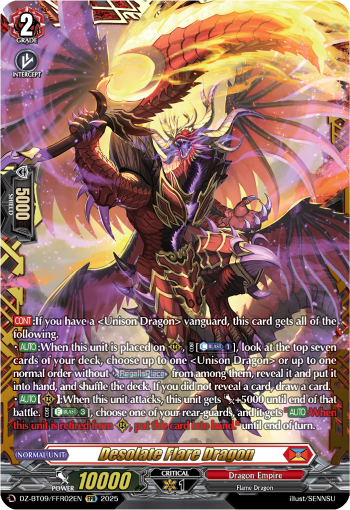 Desolate Flare Dragon (FFR) - DZ-BT09/FFR02EN