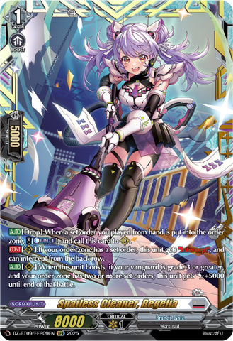 Spatless Cleaner, Regelia (FFR) - DZ-BT09/FFR09EN
