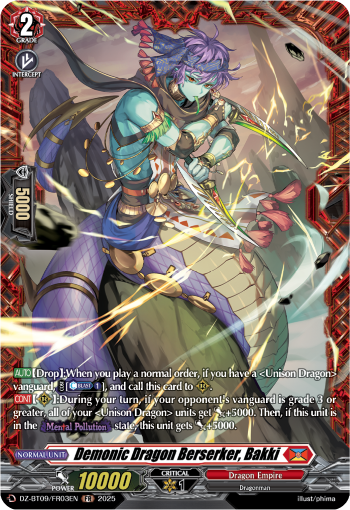 Demonic Dragon Berserker, Bakki (FR) - DZ-BT09/FR03EN