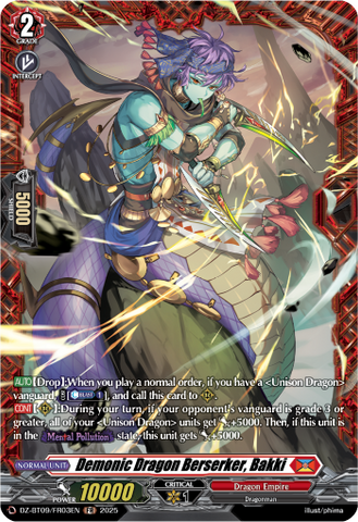 Demonic Dragon Berserker, Bakki (FR) - DZ-BT09/FR03EN