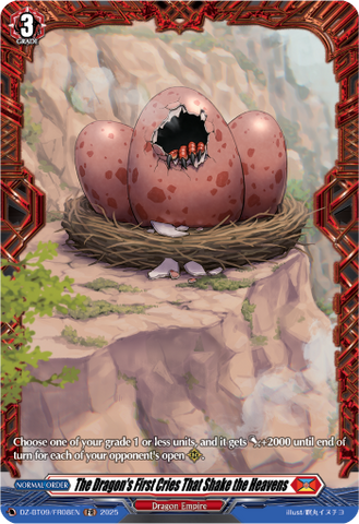The Dragon's First Cries That Shake the Heavens (FR) - DZ-BT09/FR08EN