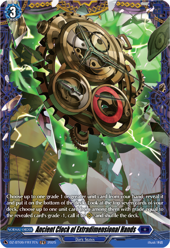 Ancient Clock of Extradimensional Hands (FR) - DZ-BT09/FR17EN