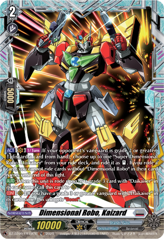 Dimensional Robo, Kaizard (FR) - DZ-BT09/FR19EN