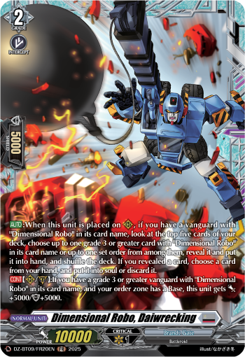 Dimensional Robo, Daiwrecking (FR) - DZ-BT09/FR20EN