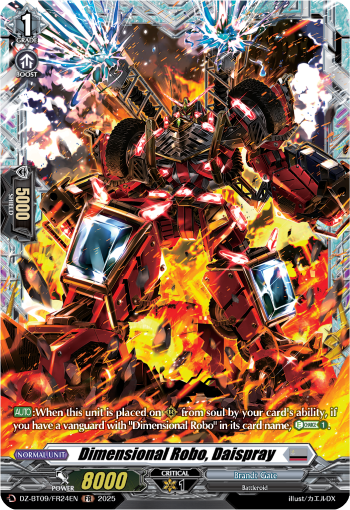 Dimensional Robo, Daispray (FR) - DZ-BT09/FR24EN