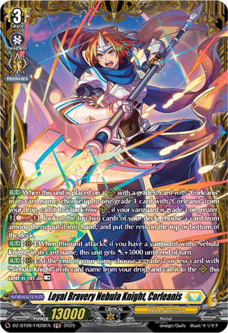 Loyal Bravery Nebula Knight, Corleanis (FR) - DZ-BT09/FR28EN
