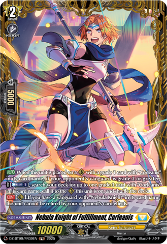 Nebula Knight of Fulfillment, Corleanis (FR) - DZ-BT09/FR30EN