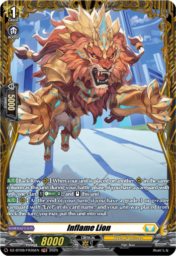 Inflame Lion (FR) - DZ-BT09/FR35EN – Perfect Sphere Games