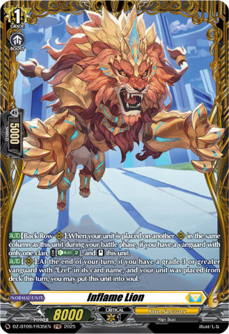 Inflame Lion (FR) - DZ-BT09/FR35EN