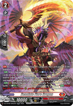 Desolate Flare Dragon (SR) - DZ-BT09/SR02EN