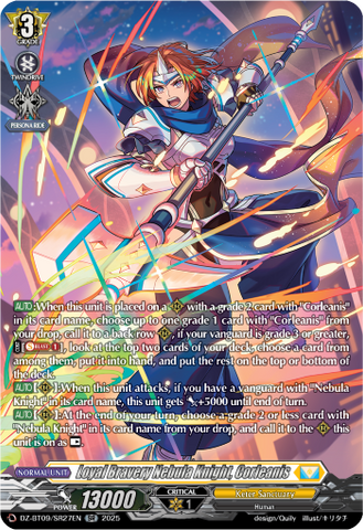 Loyal Bravery Nebula Knight, Corleanis (SR) - DZ-BT09/SR27EN