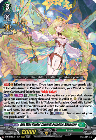 One Who Guides Towards Paradise, Nannaclir - DZ-BT10/013EN