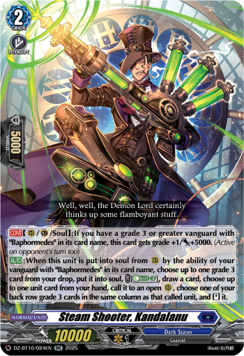 Steam Shooter, Kandalanu - DZ-BT10/024EN