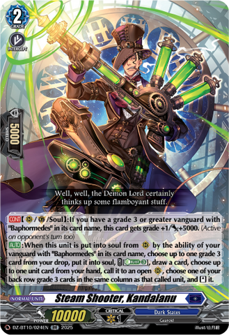 Steam Shooter, Kandalanu - DZ-BT10/024EN