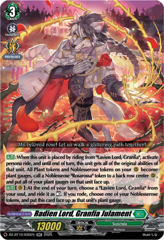 Radien Lord, Granfia Julament - DZ-BT10/035EN