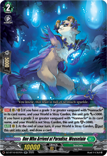 One Who Arrived at Paradise, Weaselain - DZ-BT10/037EN