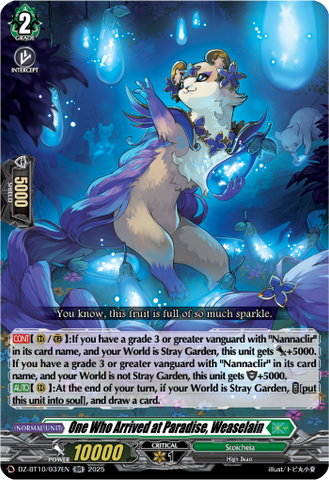 One Who Arrived at Paradise, Weaselain - DZ-BT10/037EN