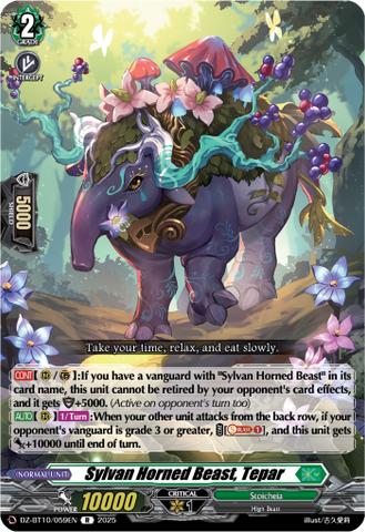Sylvan Horned Beast, Tepar - DZ-BT10/059EN