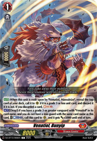Venatiol, Bunyip - DZ-BT10/069EN