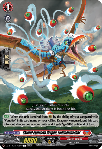 Skillful Explosive Dragon, Eudimolauncher - DZ-BT10/070EN