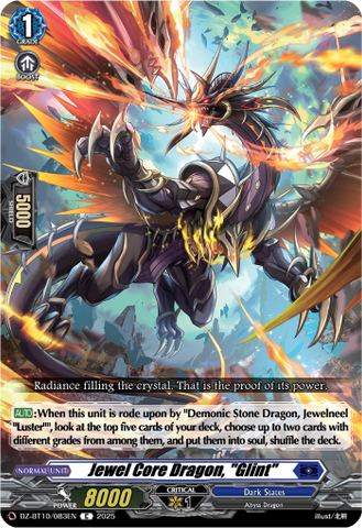 Jewel Core Dragon, "Glint" - DZ-BT10/083EN