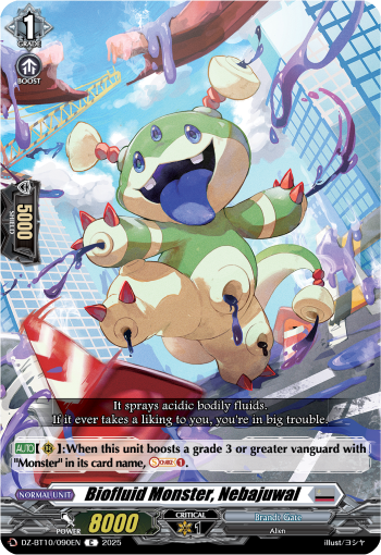 Biofluid Monster, Nebajuwal - DZ-BT10/090EN