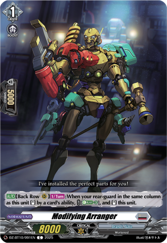 Modifying Arranger - DZ-BT10/091EN