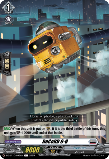 ReCoRD 6-G - DZ-BT10/093EN