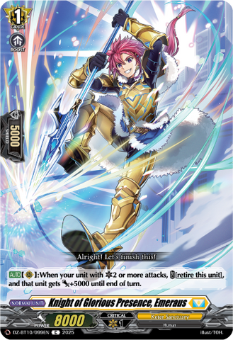 Knight of Glorious Presence, Emeraus - DZ-BT10/099EN