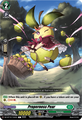 Properness Pear - DZ-BT10/104EN