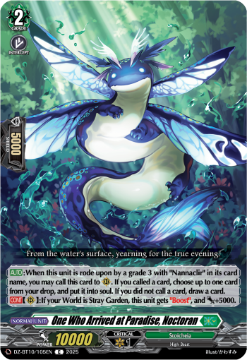 One Who Arrived at Paradise, Noctoran - DZ-BT10/105EN