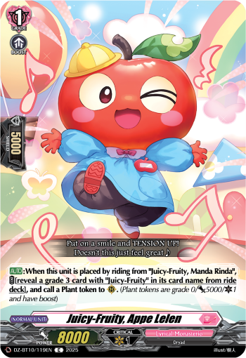 Juicy-Fruity, Appe Lelen - DZ-BT10/119EN
