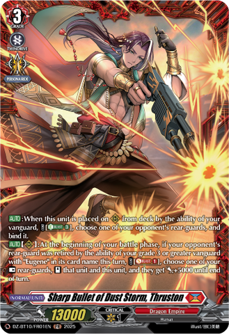 Sharp Bullet of Dust Storm, Thruston (FR) - DZ-BT10/FR01EN
