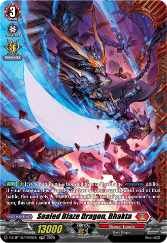 Sealed Blaze Dragon, Bhakta (FR) - DZ-BT10/FR05EN