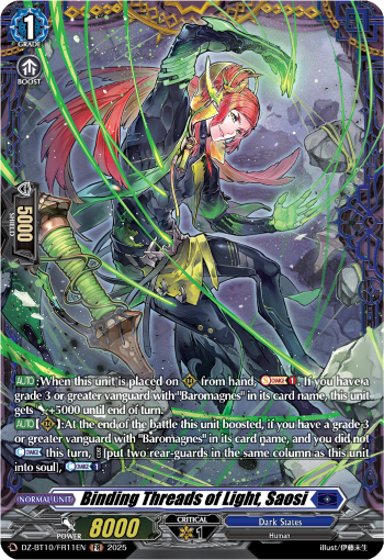 Binding Threads of Light, Saosi (FR) - DZ-BT10/FR11EN