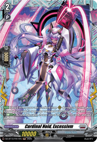 Cardinal Noid, Excessivm (FR) - DZ-BT10/FR17EN