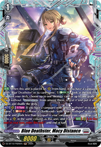 Blue Deathster, Macy Distance (FR) - DZ-BT10/FR20EN