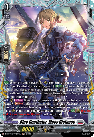 Blue Deathster, Macy Distance (FR) - DZ-BT10/FR20EN