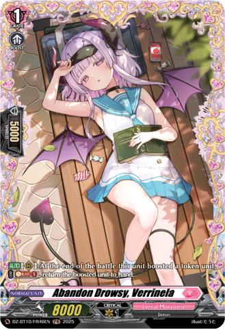 Abandon Drowsy, Verrinela (FR) - DZ-BT10/FR46EN