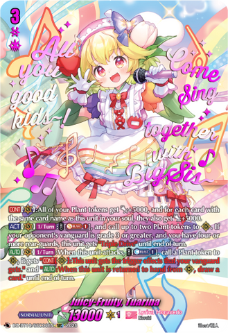 Juicy-Fruity, Tuarina (SEC) - DZ-BT10/SEC06EN