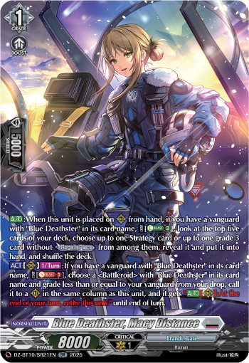 Blue Deathster, Macy Distance (SR) - DZ-BT10/SR21EN